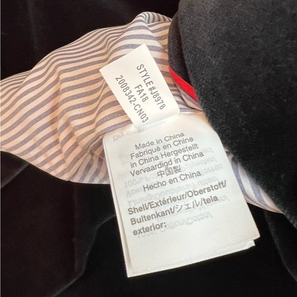 J.Crew Parke Velvet Blazer Black Button Front Lined Pockets Classic Preppy Sz 6 - Picture 9 of 9